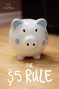 The $5 rule - Saving Money for Kids
