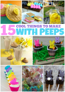 Wait til you see ALL THESE THINGS you can make with simple little PEEPS!!! Oh my gosh, y'all.