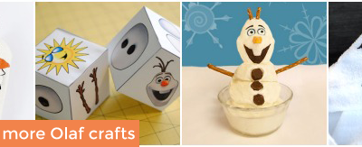 Olaf Frozen Crafts