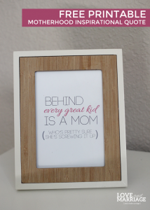 Free Printable for Moms!