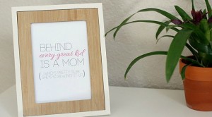 Free Printable {Motherhood Inspirational Quote}