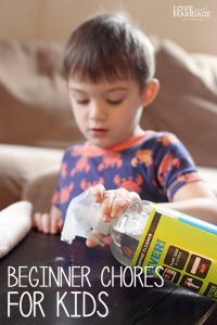 Have you tried getting your child involved in chores when they're really small? How did it go?