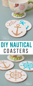 Easy Nautical DIY Coasters