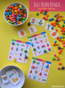 Jelly Bean Bingo Easter Game Free Printable