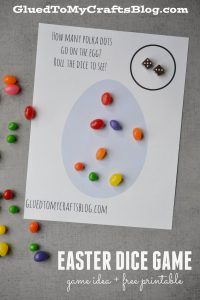 Printable Easter Dice Game