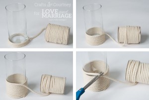 Dollar Store Vase Makeover
