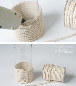 Dollar Store Vase Makeover