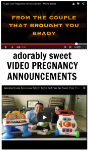 Adorably Sweet Video Pregnancy Announcement Ideas