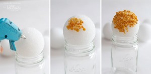 Easy DIY Decorative Split Pea Balls
