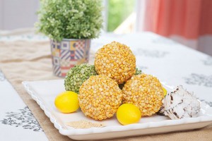 Easy DIY Decorative Split Pea Balls