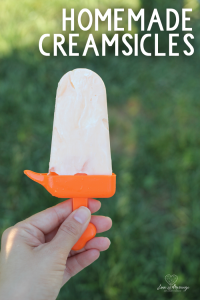 Easy Homemade Creamsicle Pops