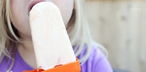 Easy Homemade Creamsicle Pops