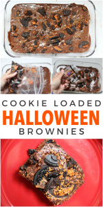 Loaded Halloween Brownies