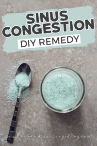 This DIY is super easy and so helpful for sinus headache relief. Sinus congestion is frustrating but this is so helpful. #Healthy #DIY