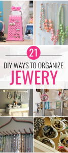 21 DIY Jewelry Organization Ideas