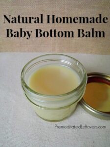 Homemade Baby Bottom Balm