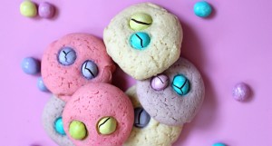 Easy Easter M&M Sugar Cookies