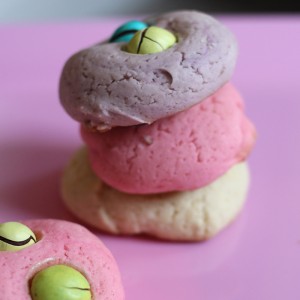 Easy Easter M&M Sugar Cookies