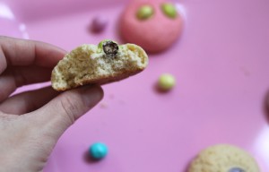 Easy Easter M&M Sugar Cookies