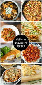 20 Recipes On The Table In 30 Minutes or Less