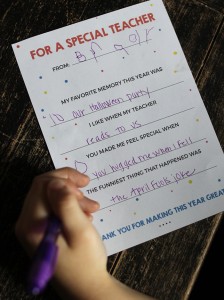 Teacher Appreciation Free Printable
