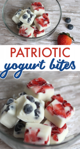 Healthy 4th of July Yogurt Bites