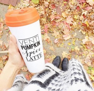 Venti Pumpkin Spice Latte Tumbler