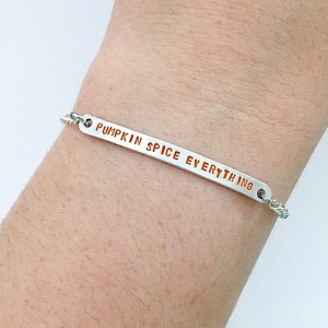 Pumpkin Spice Everything Bracelet