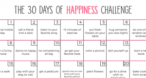 30 Day Happiness Challenge