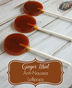 Ginger Anti Nausea Lollipops