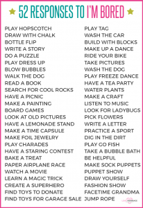 52 Responses to "I'm Bored"