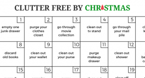 The Clutter Free by Christmas Challenge