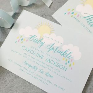 Basic Invite Baby Shower Invitation