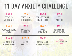11 Day Anxiety Challenge