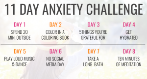 11 Day Anxiety Challenge
