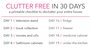 Declutter Your Entire House in 30 Days