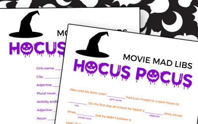 Hocus Pocus Mad Libs