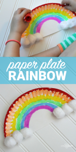 Paper Plate Rainbow