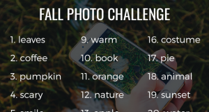 Fall Photo Challenge