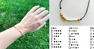 How To Make a DIY Morse Code Bracelet