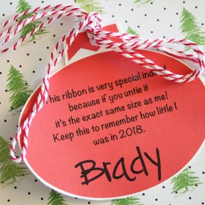 Sweet Memory Ornament Printable