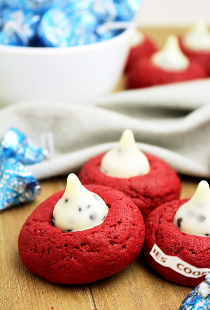 Red Velvet Kiss Cookies
