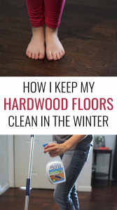 How I Keep My Hard Wood Floors Protected In Winter