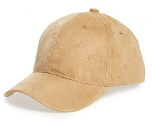 Suede Baseball Cap