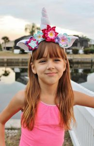 Crochet Unicorn Horn Headband Pattern