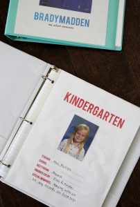 How To Make A School Memory Binder