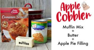 apple cobbler - 22 Yummy Recipes With Only 3 Ingredients