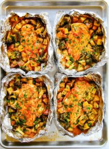 Buffalo Chicken Foil Packet Dinner - The Best Foil Packet Dinners