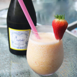 This Wine Slushie Recipe with Cupcake Moscato is not only super easy to make but is the most refreshing summer drink recipe. 