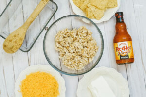 Buffalo Chicken Dip is a super easy recipe with just four ingredients. If you like hot wings and hot sauce this dip is for you.